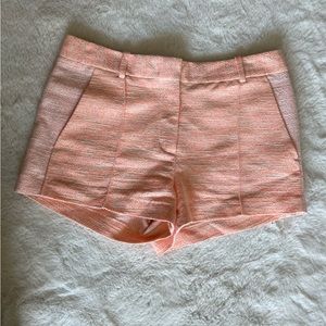 Aritzia Wilfred Tweed Coral Dress Shorts